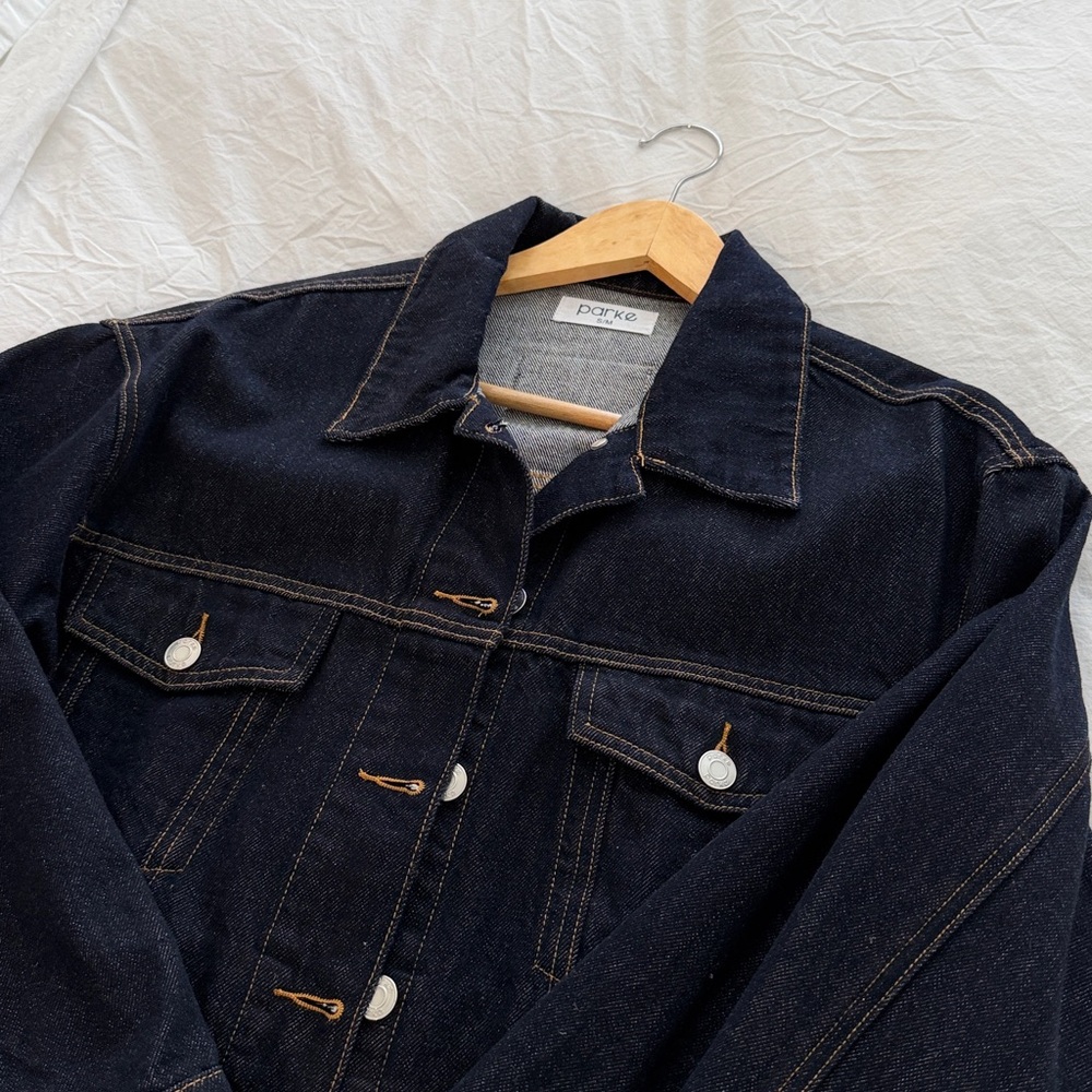 Parke dark wash denim jacket - Picture 3 of 4